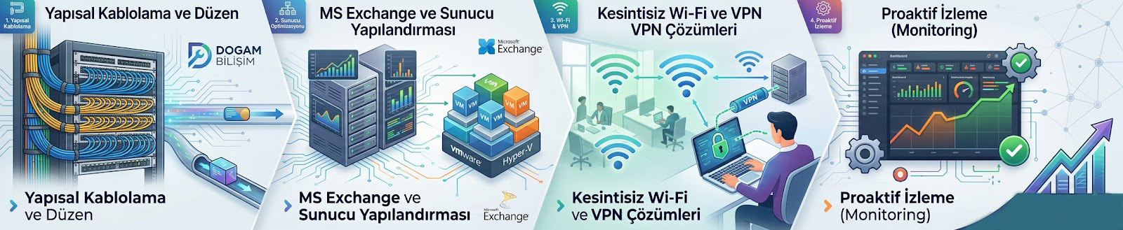 Şirketiniz İçin Kesintisiz Performans: Modern Ağ ve Altyapı Çözümleri